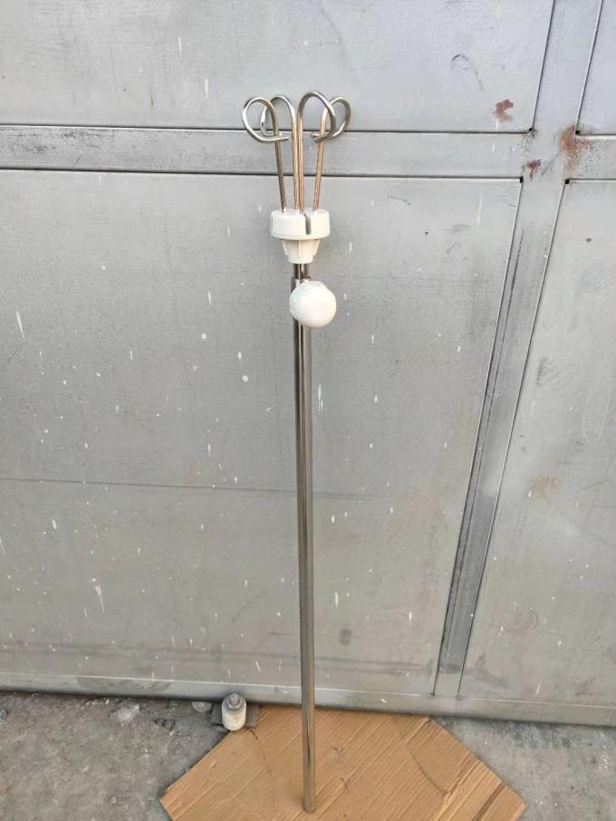 SUS Medical Drip Stand IV แท่นวางหยดในโรงพยาบาลปรับความสูงได้ OEM 0