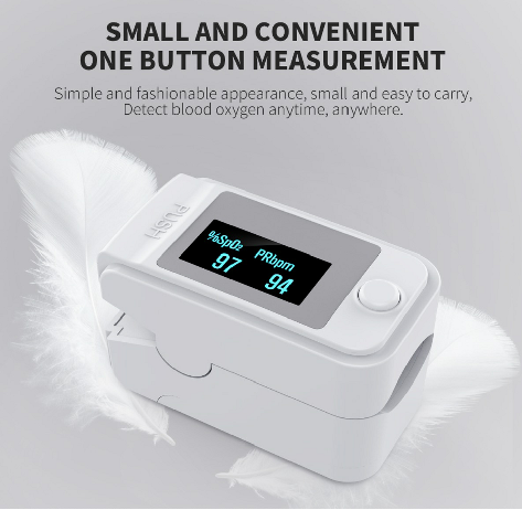 Home Care 8S Oled Finger Pulse Oximeter วัสดุสิ้นเปลืองอุปกรณ์การแพทย์ Medical 1