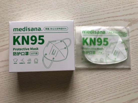 หน้ากากผ่าตัดทางการแพทย์ KN95 หน้ากากแบบใช้แล้วทิ้ง Surgical Respirator 0