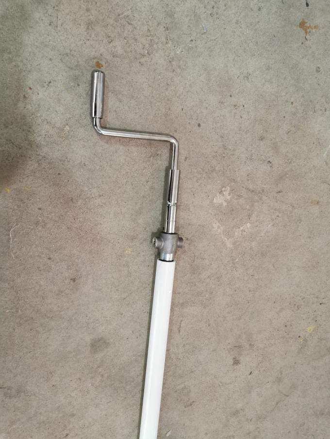Rocker White Metal Medical Crank Handle สำหรับเตียงโรงพยาบาลด้วยตนเอง 1