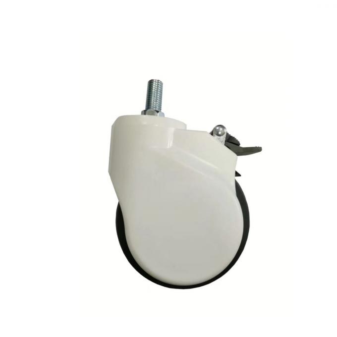 โรงพยาบาล White TPR วัสดุ 5 นิ้ว Casters อุปกรณ์เสริมสำหรับเตียงในโรงพยาบาล 0