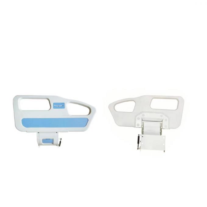 ความต้านทานการกัดกร่อน 57.5mm PP Hospital Panel Side Rails Blue 0