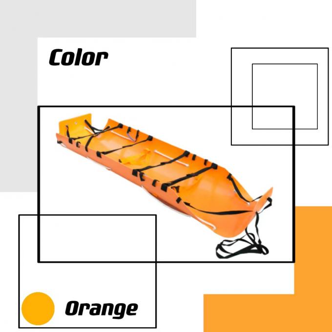 เปลม้วนทำจากวัสดุคอมโพสิตพิเศษสีส้มสำหรับใช้ในโรงพยาบาล 0