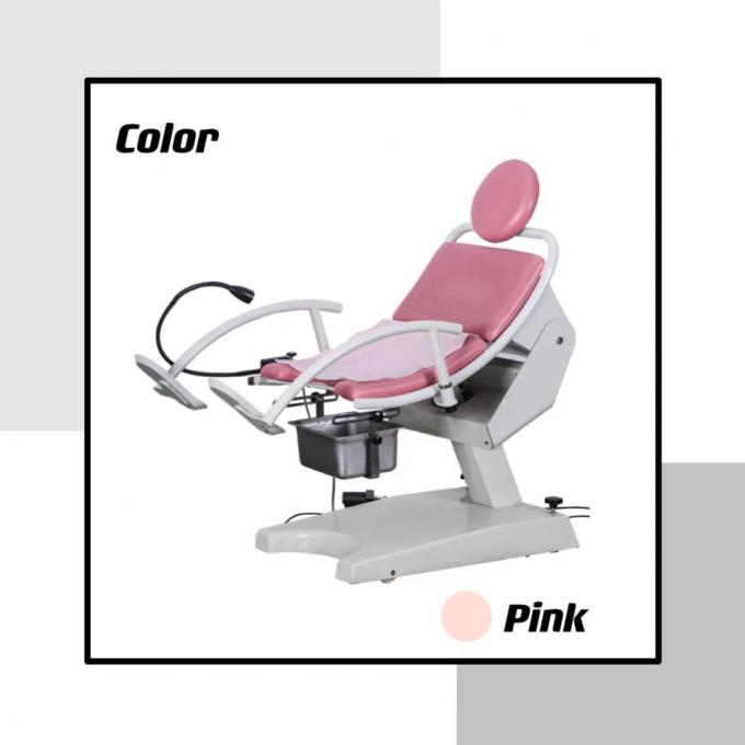 เตียงทางนรีเวชไฟฟ้าแบบปรับได้อเนกประสงค์ทางการแพทย์ Pink 0