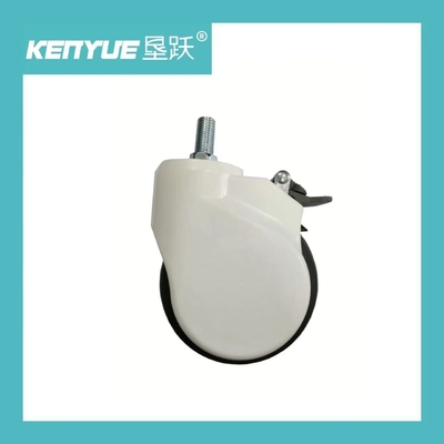 ซื้อ โรงพยาบาล White TPR วัสดุ 5 นิ้ว Casters อุปกรณ์เสริมสำหรับเตียงในโรงพยาบาล การผลิตออนไลน์