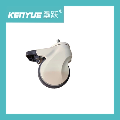 ซื้อ 5 นิ้ว 100 มม. เกลียว Stem Fitting ล้อเลื่อนทางการแพทย์ ABS TPR การผลิตออนไลน์