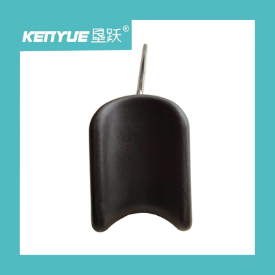 ซื้อ ที่วางขาวัสดุ PU ชุบด้วยไฟฟ้าสีดำสำหรับโต๊ะสูติกรรม การผลิตออนไลน์