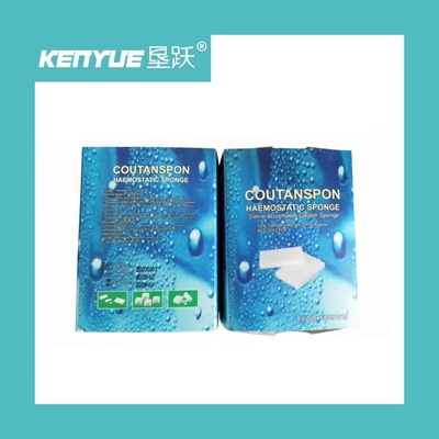 ซื้อ โรงพยาบาล Medical Hemostatic Sponge White พิเศษสำหรับห้ามเลือด การผลิตออนไลน์