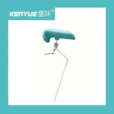ซื้อ ที่พักขาสแตนเลสสุดหรูสีเขียวสำหรับเตียงส่งโรงพยาบาล การผลิตออนไลน์
