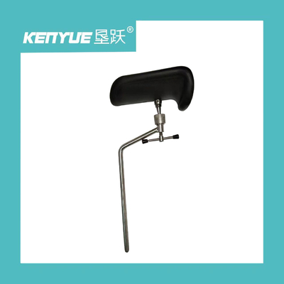 ซื้อ ที่วางขาสูติกรรมเหล็กสแตนเลส PU สีดำสำหรับเตียงในโรงพยาบาล การผลิตออนไลน์