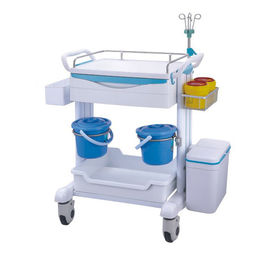 ซื้อ Sickroom เนอสเซอรี่เครื่องมือแพทย์รถเข็น 1100 * 640 * 1000 มิลลิเมตรด้วยกล่องยาถังขยะ การผลิตออนไลน์