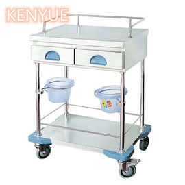 ซื้อ เครื่องมือแพทย์โรงพยาบาลรถเข็นรถเข็นที่มี 2 ชั้น 3 ชั้นลิ้นชัก การผลิตออนไลน์