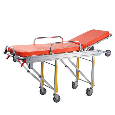 ซื้อ อลูมิเนียมอัลลอยด์ปฐมพยาบาลเคลื่อนย้ายผู้ป่วย 160Kg เปลหามรถพยาบาลอัตโนมัติ การผลิตออนไลน์