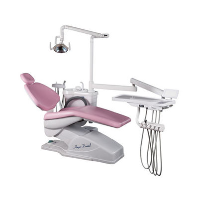 ซื้อ โรงพยาบาลไฟฟ้าเก้าอี้ทันตกรรมอุปกรณ์คลินิกมัลติฟังก์ชั่น Pink การผลิตออนไลน์