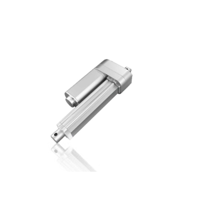 ซื้อ 3000N ตัวควบคุมตัวกระตุ้นเชิงเส้นขนาดเล็กความเร็วสูง 24V DC Motor สีขาว การผลิตออนไลน์