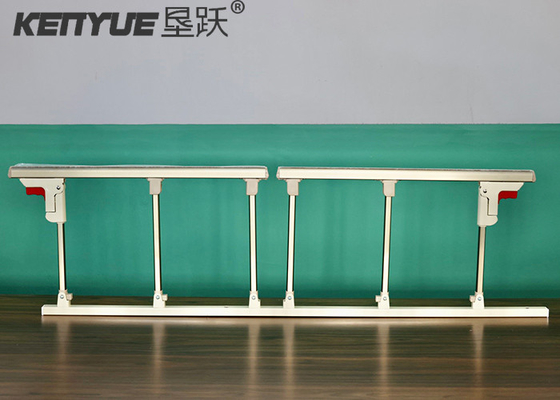ซื้อ สวิตช์คู่สีขาวรางข้างเตียงทางการแพทย์ Hexapole Aluminium Alloy การผลิตออนไลน์