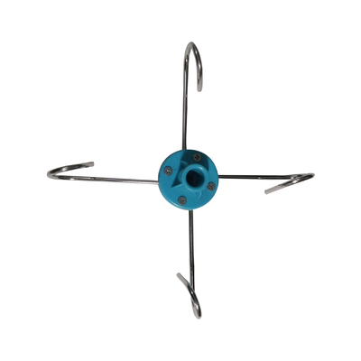 Green Infusion Stand Hook สำหรับวัสดุโลหะพิเศษของโรงพยาบาล