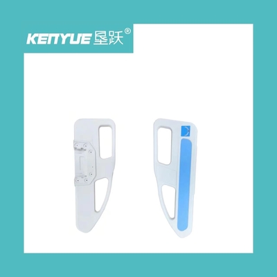 ความต้านทานการกัดกร่อน 57.5mm PP Hospital Panel Side Rails Blue