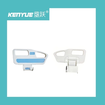 ความต้านทานการกัดกร่อน 57.5mm PP Hospital Panel Side Rails Blue