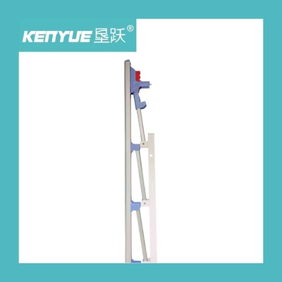 อลูมิเนียมอัลลอยด์ Guardrail อุปกรณ์ทางการแพทย์ของโรงพยาบาลสีน้ำเงินและสีขาว