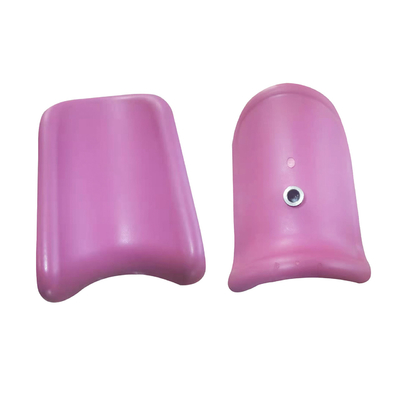 เตียงผู้ป่วยในโรงพยาบาล PU Foam ที่วางเท้าสีชมพูอุปกรณ์เสริมสำหรับจัดส่งเตียง