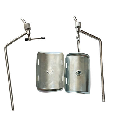 โรงพยาบาลสูติศาสตร์ขาเหล็กที่พัก PU วัสดุโลหะส่งเตียงอุปกรณ์เสริม