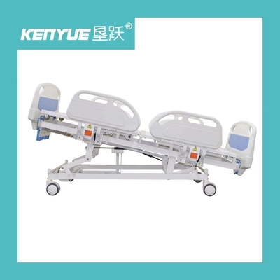 Four Crank Manual Hospital พยาบาลผู้ป่วยเตียงควบคุม Caster Epoxy Coated
