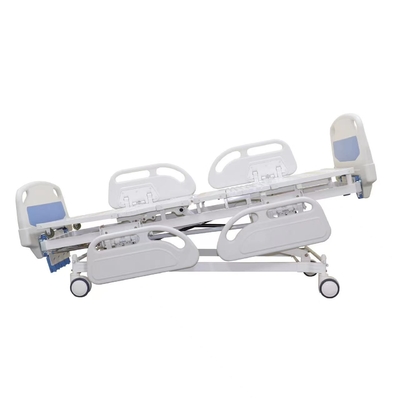 Four Crank Manual Hospital พยาบาลผู้ป่วยเตียงควบคุม Caster Epoxy Coated
