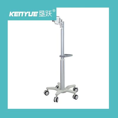 ABS พลาสติกวิศวกรรมอลูมิเนียมอัลลอยด์คอลัมน์โรงพยาบาล Stand Monitor Trolley