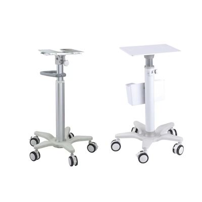 ABS พลาสติกวิศวกรรมอลูมิเนียมอัลลอยด์คอลัมน์โรงพยาบาล Stand Monitor Trolley