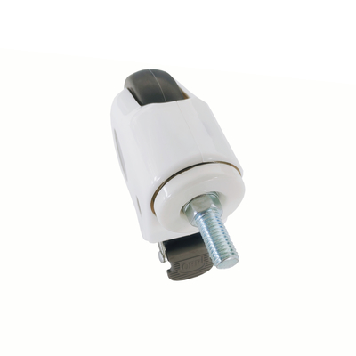 5 นิ้ว Universal Wheel With Brake ขาวพิเศษการแพทย์ Caster โรงพยาบาลใช้