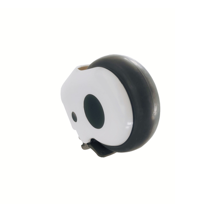 5 นิ้ว Universal Wheel With Brake ขาวพิเศษการแพทย์ Caster โรงพยาบาลใช้