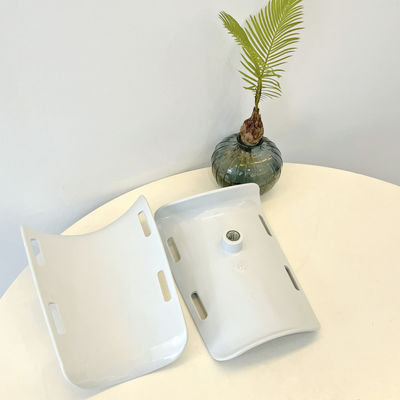 ที่วางขาวัสดุ ABS สีขาวสำหรับโต๊ะเตียงนรีเวชวิทยาสำหรับโรงพยาบาล