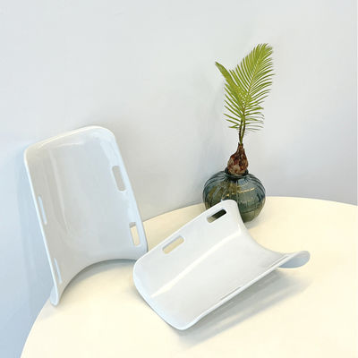 ที่วางขาวัสดุ ABS สีขาวสำหรับโต๊ะเตียงนรีเวชวิทยาสำหรับโรงพยาบาล