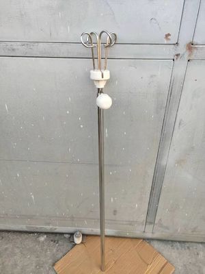 SUS Medical Drip Stand IV แท่นวางหยดในโรงพยาบาลปรับความสูงได้ OEM