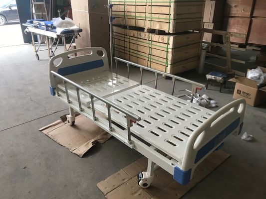 ปรับกลับคู่มือ Medicare 480mm 250kgs เตียงโรงพยาบาลข้อเหวี่ยงเดี่ยว