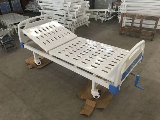 ปรับกลับคู่มือ Medicare 480mm 250kgs เตียงโรงพยาบาลข้อเหวี่ยงเดี่ยว
