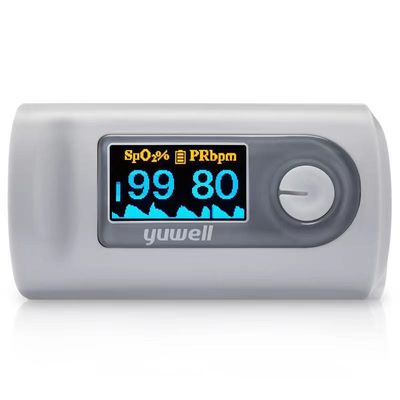 วัสดุพลาสติก white finger pulse oximeter สำหรับโรงพยาบาล oximeter