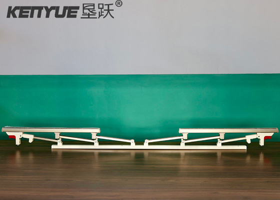 สวิตช์คู่สีขาวรางข้างเตียงทางการแพทย์ Hexapole Aluminium Alloy
