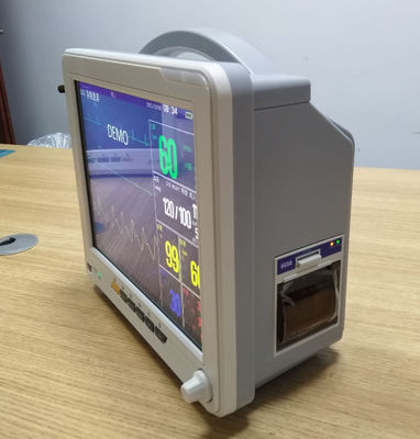 วัสดุ ABS สีขาวเครื่องตรวจคลื่นไฟฟ้าหัวใจแบบพกพา all-in-one สำหรับผู้ป่วยทางการแพทย์