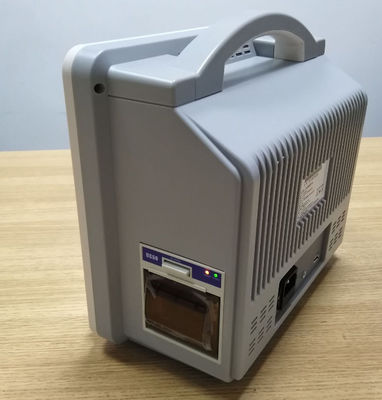 วัสดุ ABS สีขาวเครื่องตรวจคลื่นไฟฟ้าหัวใจแบบพกพา all-in-one สำหรับผู้ป่วยทางการแพทย์