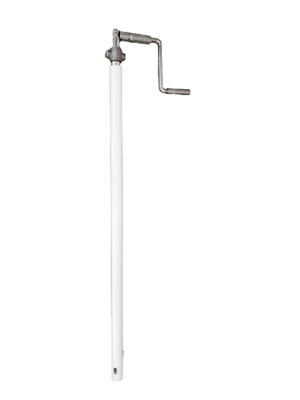 Rocker White Metal Medical Crank Handle สำหรับเตียงโรงพยาบาลด้วยตนเอง
