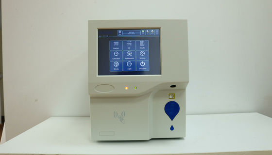 เครื่องวิเคราะห์เซลล์เม็ดเลือด เครื่องมือวิเคราะห์ทางคลินิก โรงพยาบาลเฉพาะ สีขาว