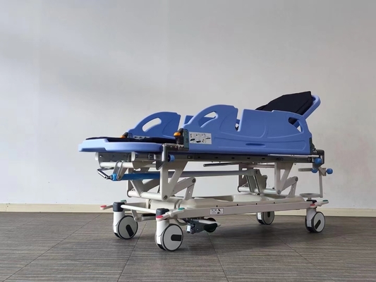 วัสดุป้องกันล้อล็อกฉุกเฉินสีน้ำเงิน ABS 150 กก. ขนย้ายผู้ป่วย