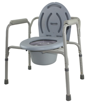 เตียงในโรงพยาบาล เก้าอี้ Commode แบบพกพา โรงพยาบาล สตูล Commode ทางการแพทย์