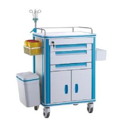 ยาระงับความรู้สึกทางการแพทย์รถเข็นสำหรับโรงพยาบาลฉุกเฉินกู้ชีพ Crash Cart