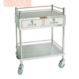 ที่กำหนดเองการแพทย์มือถือที่เก็บไอซียูรถเข็นยารถเข็น OEM ใช้ได้
