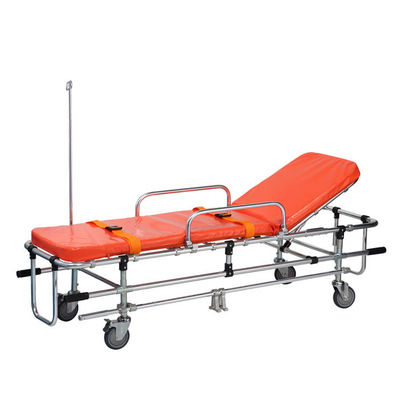Ambulance 194cm 160Kg รถเข็นขนส่งผู้ป่วยพร้อมเสา IV