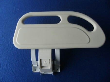 อุปกรณ์เสริมผลิตภัณฑ์ทางการแพทย์ Bedrails สำหรับเตียง Medicall สีขาว PP Side Rails สำหรับชิ้นส่วนเตียงในโรงพยาบาล