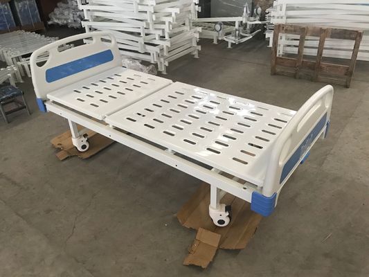 ปรับกลับคู่มือ Medicare 480mm 250kgs เตียงโรงพยาบาลข้อเหวี่ยงเดี่ยว